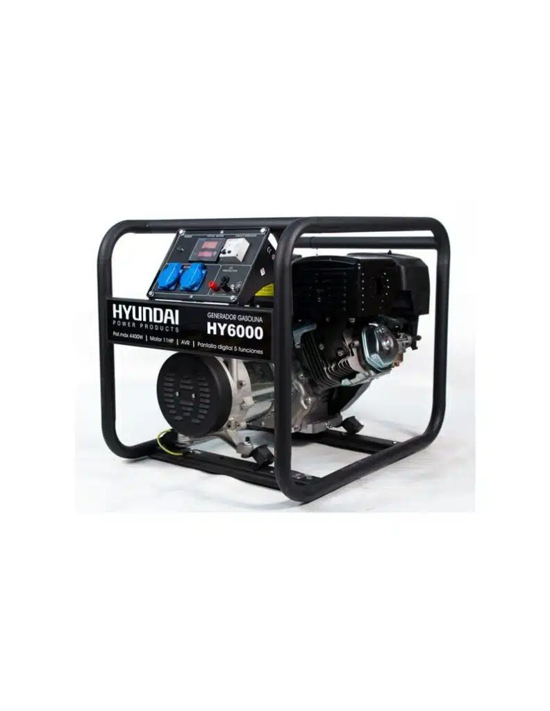 Generador eléctrico Gasolina Hyundai 4400w HY6000