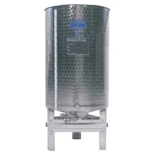 Depósito Inox con fondo abombado