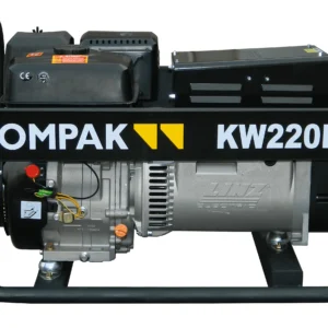 Motosoldadora Kompak KP-W220DC gasolina motor Hyundai 15,0 HP