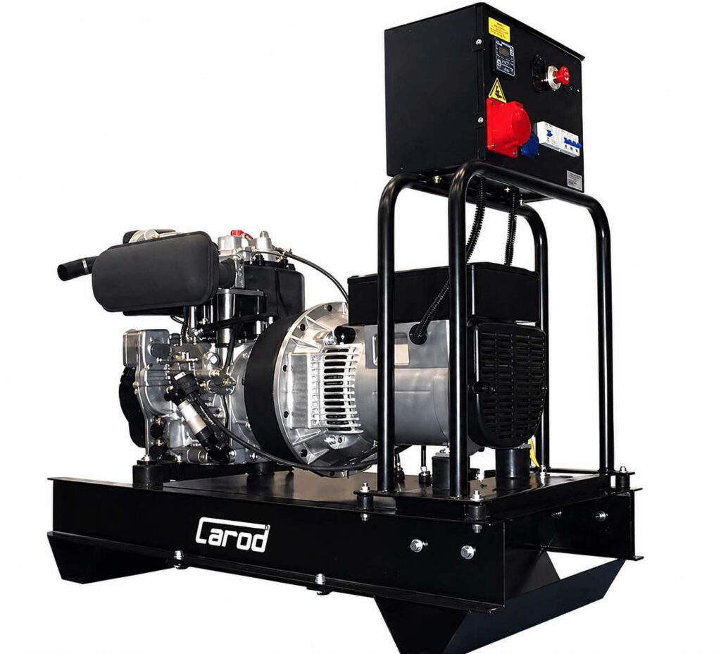 Grupo electrógeno 10/11 kVA motor Lombardini 1500 RPM 400V - Abierto