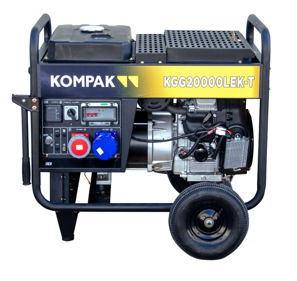Generador gasolina 20 kVA motor 2 cilindros KGG20000LEK-T (Full Power)