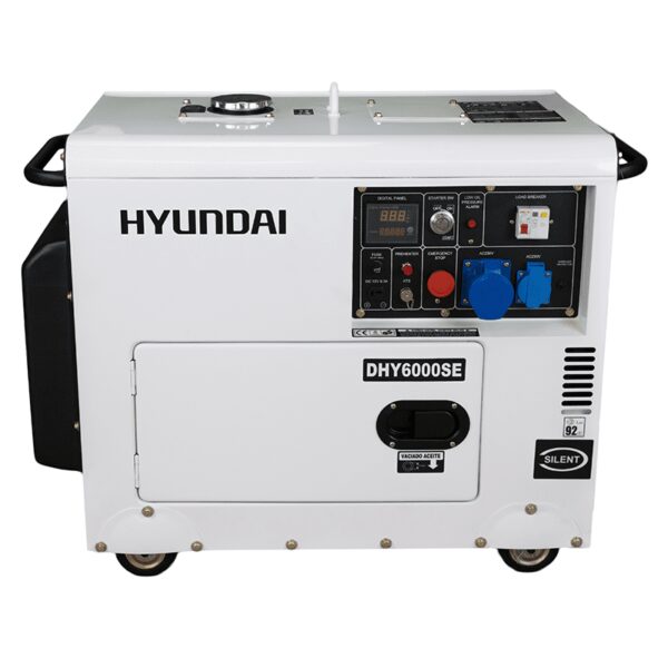 Generador electrico HYUNDAI DHY6000SE Diesel A-E