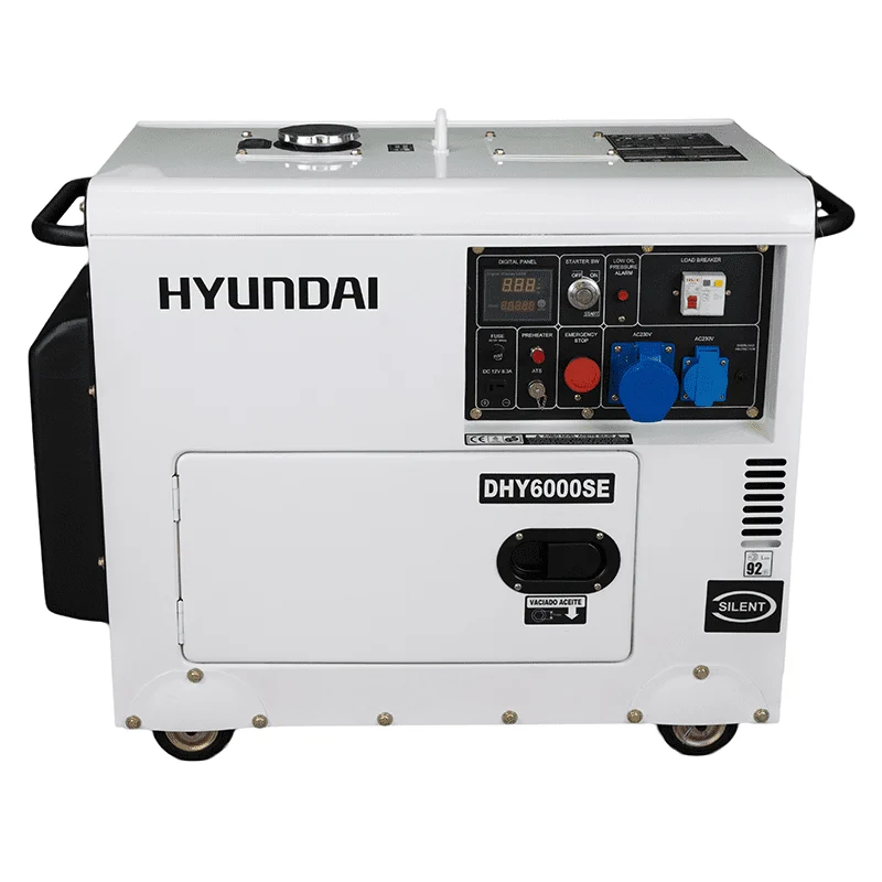 Generador Diésel Hyundai 5.3 kW Insonorizado DHY6000SE