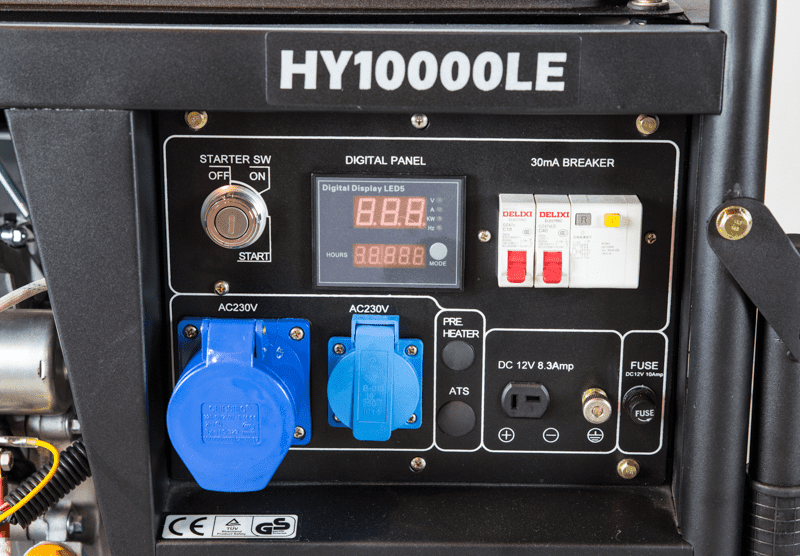 Generador gasolina trifásico y monofásico full power HY1000LEKT
