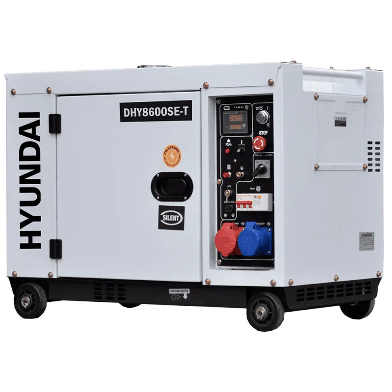 Generador eléctrico Hyundai 7,9 KVA DHY8600SE-T