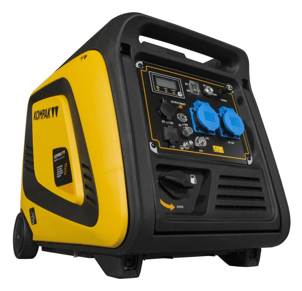 Generador inverter gasolina 3900w dual fuel Kompak KGG39Ei-DF