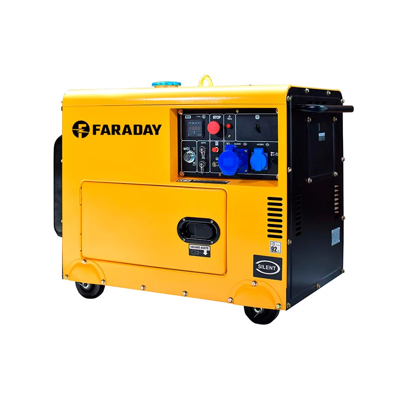 Generador diésel 5/5,5 kW monofásico insonorizado 6100SE