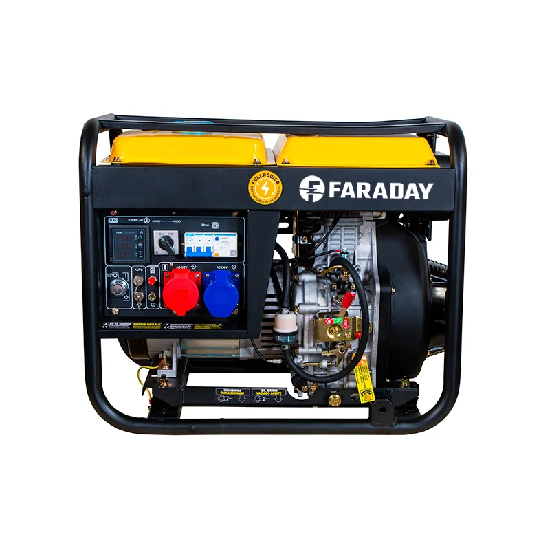 Generador diésel 8 kVA abierto 100% mono/trifásico 8000LET