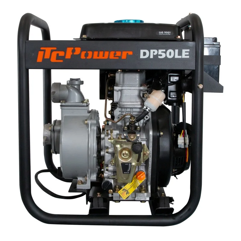 Motobomba Itc Power DP50LE diésel 6,0HP 43600 L/H