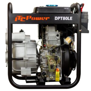 MOTOBOMBA ITCPOWER DPT80LE DIESEL AGUAS CARGADAS 67000 L/H