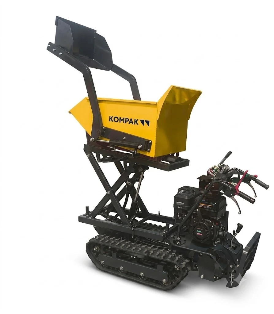 Mini dumper de orugas Kompak con elevación KP-MD500CLDH2P 500kg