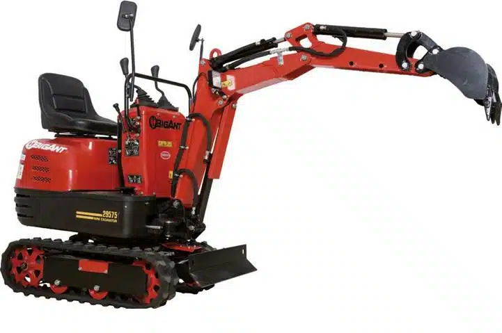 Miniexcavadora de orugas Roteco Bigant 600 306 cc 9 HP
