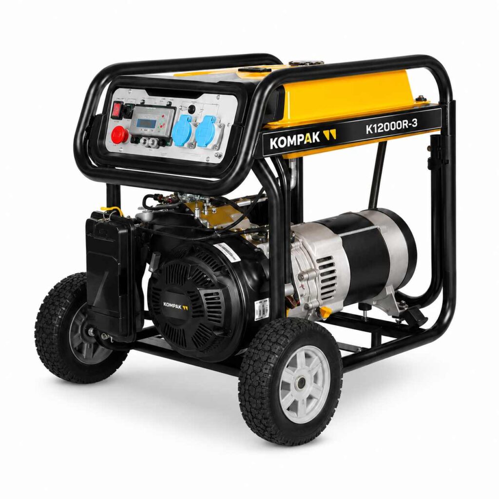 Generador gasolina rental IP67 11,25 kVA Kompak K12000R-3