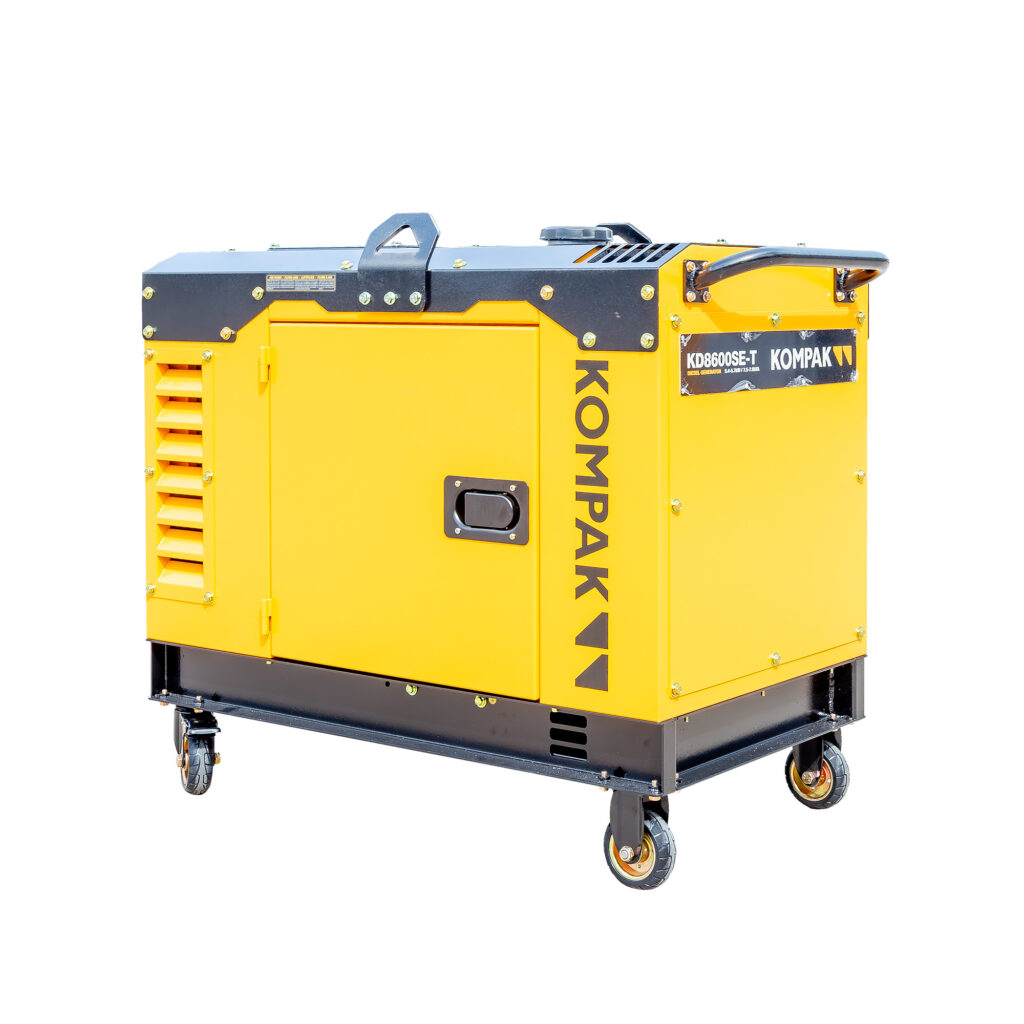 Generador diésel rental IP67 5,0 kW Kompak KD8600SE-T
