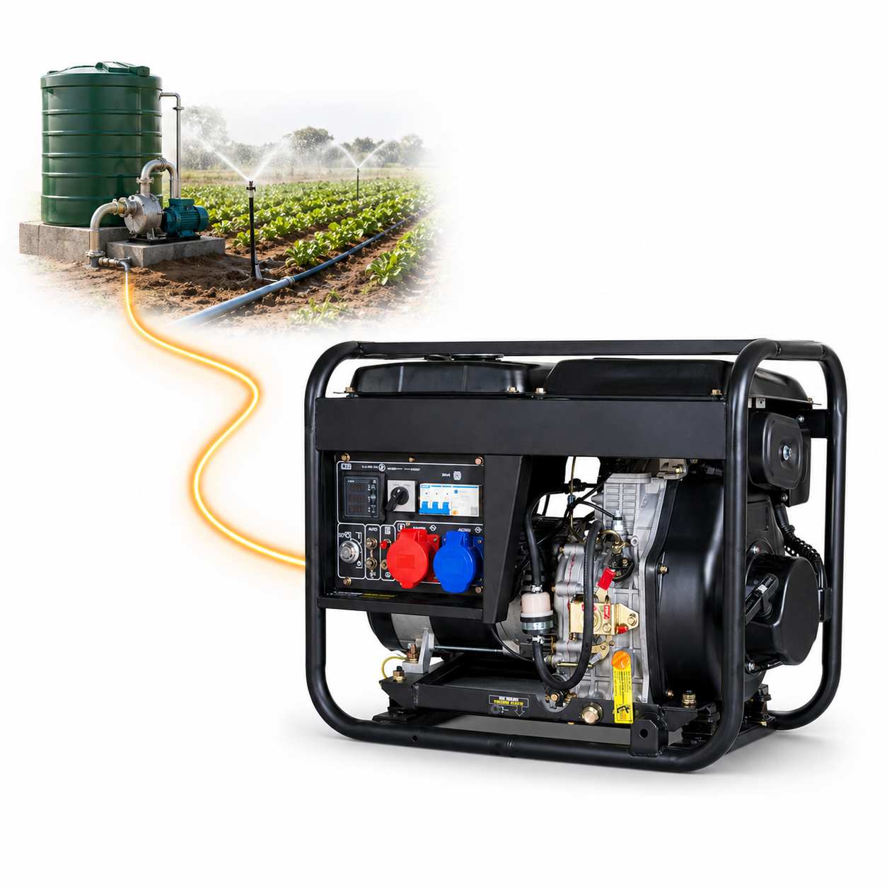 Generadores electricos diesel abiertos