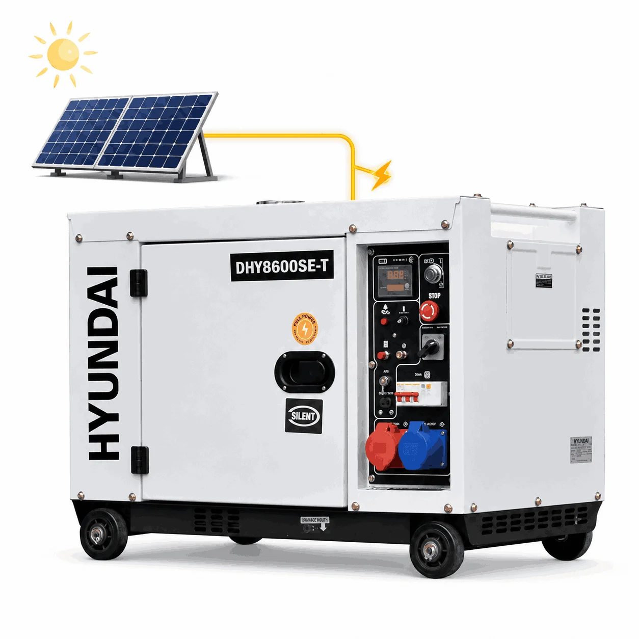 generadores diesel apoyo solar