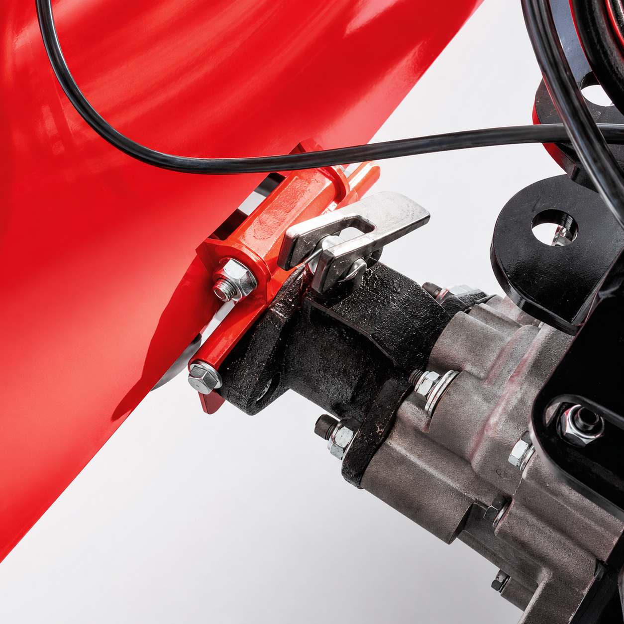 Conexión rápida de aperos del Motocultor Roteco Hardy 2+2 diésel