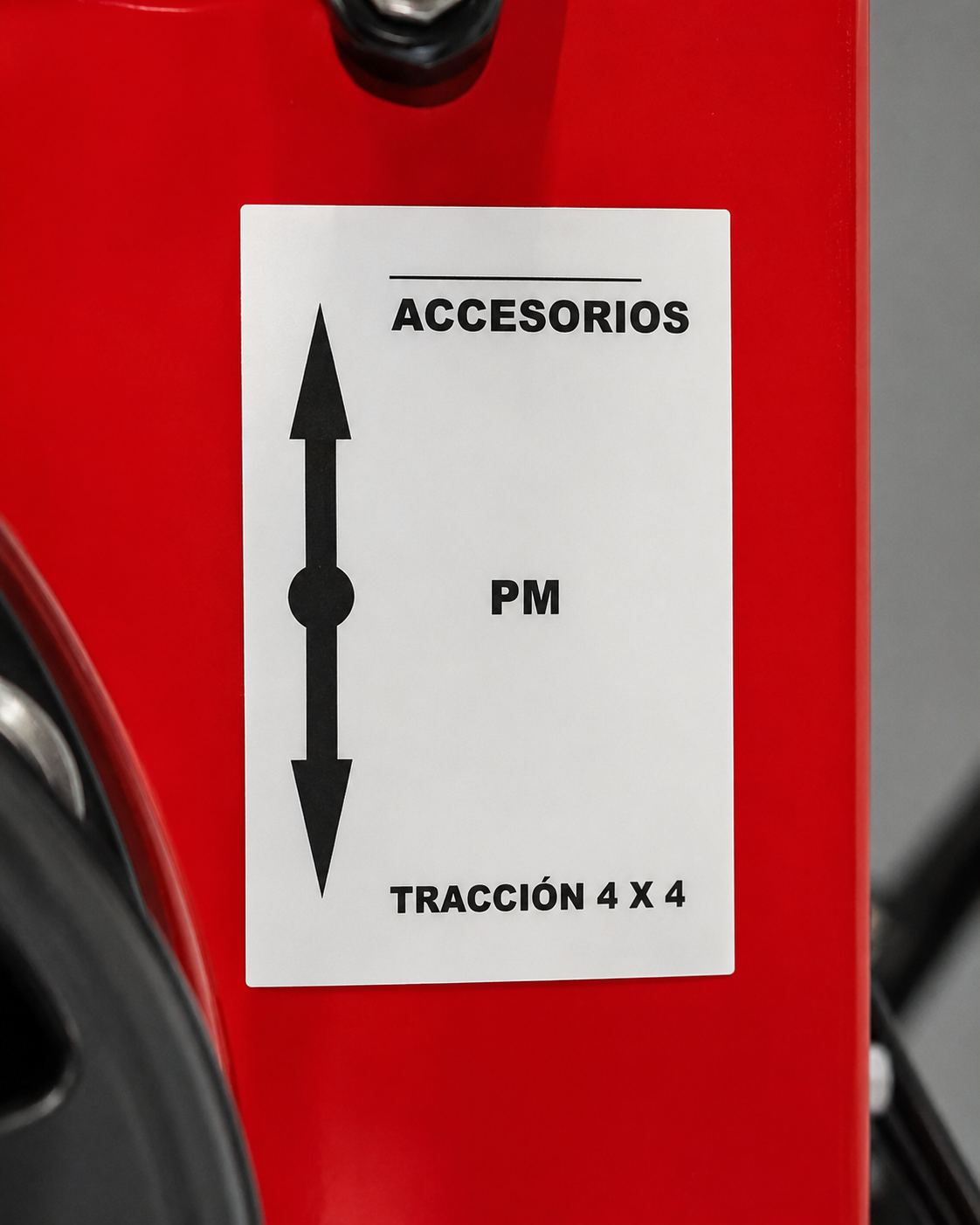Indicador de dos velocidades de TDF sincronizada del Motocultor Serie Mid