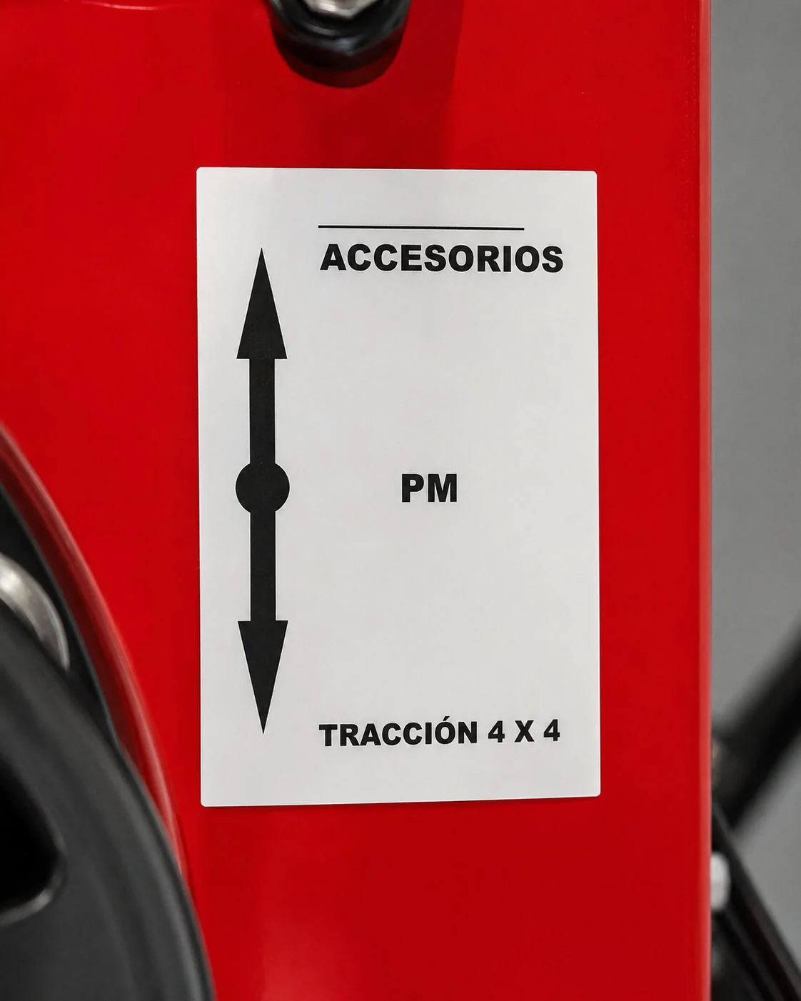 Indicador de dos velocidades de TDF sincronizada del Motocultor Serie Mid