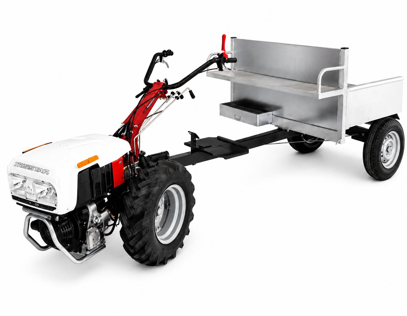 Motocultor SuperTriss matriculable con kit de remolque