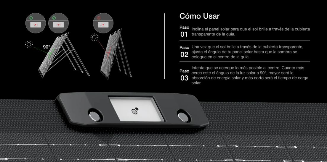 Instrucciones y modos de uso del panel solar portátil EcoFlow 400W
