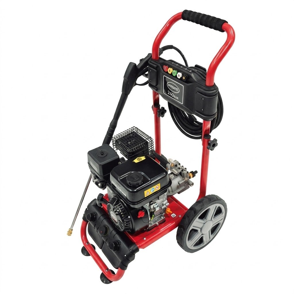 Hidrolimpiadora gasolina Roteco DU-240 240 bares 7 HP autónoma