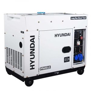 Generador eléctrico Hyundai DHY6500SE-LRS para apoyo solar