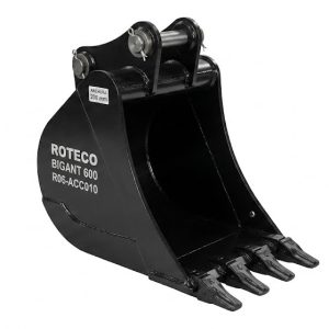 Cazo con dientes Roteco Bigant 600 de 200 mm