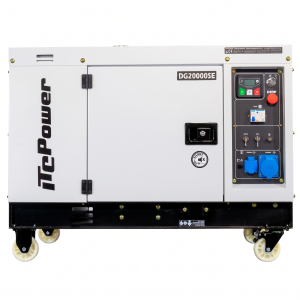 Generador diésel insonorizado monofásico 13000 W ITC Power DG20000SE