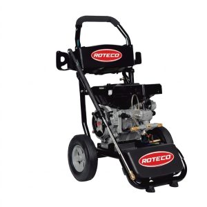 Hidrolimpiadora a gasolina Roteco 180 X 7 HP 200 bares con ruedas