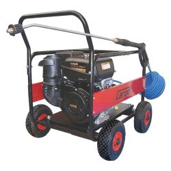 Hidrolimpiadora profesional Carod AUT-2021LK gasolina Kohler 14 HP 200 bares