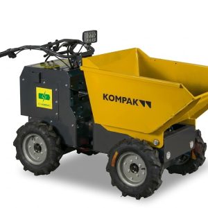 Mini dumper eléctrico hidráulico Kompak KP-MDA300-E articulado 350kg
