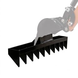 Rastrillo para miniexcavadora Roteco Bigant